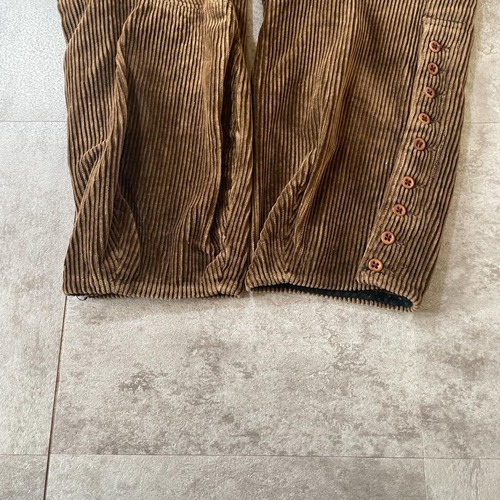 30-40s Falzar ジョッパーズ コーデュロイ ブラウン パンツ W39 詳細写真13