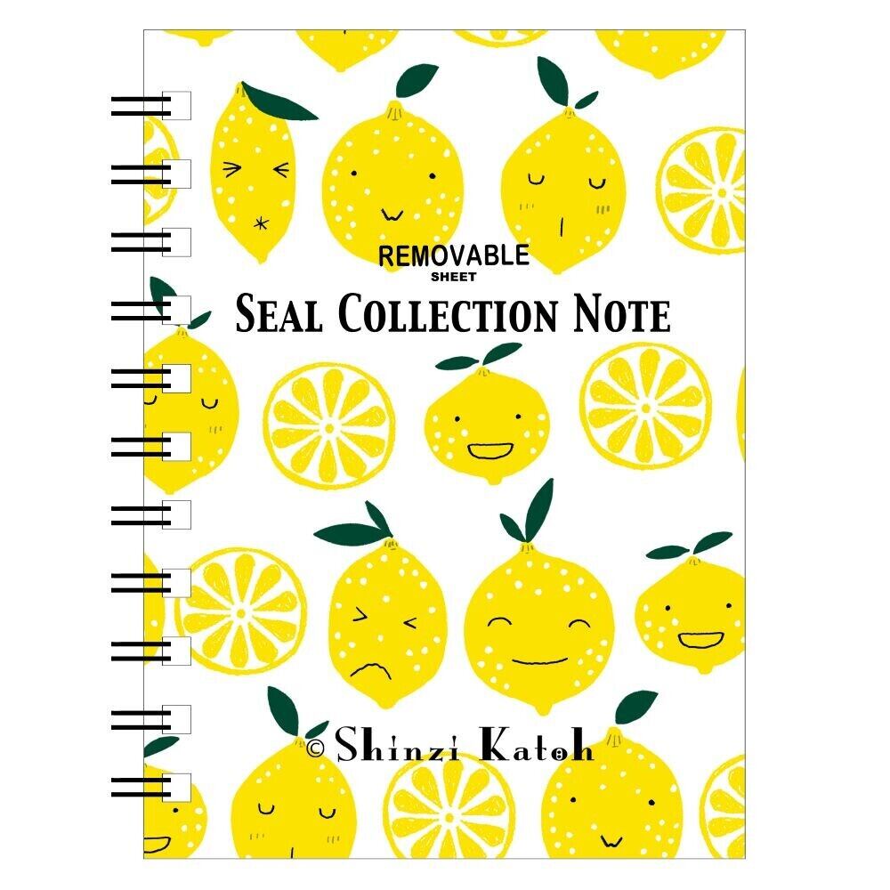 シール堂 Shinzi Katoh Design シール帳【レモン】 日本製