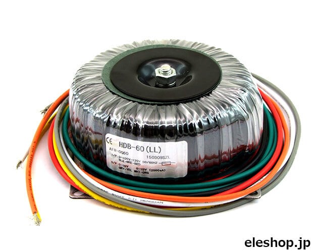 HDB-60(LL) / トロイダルトランス 0-15V 2A / 0-15V 2A | デジットBASE店