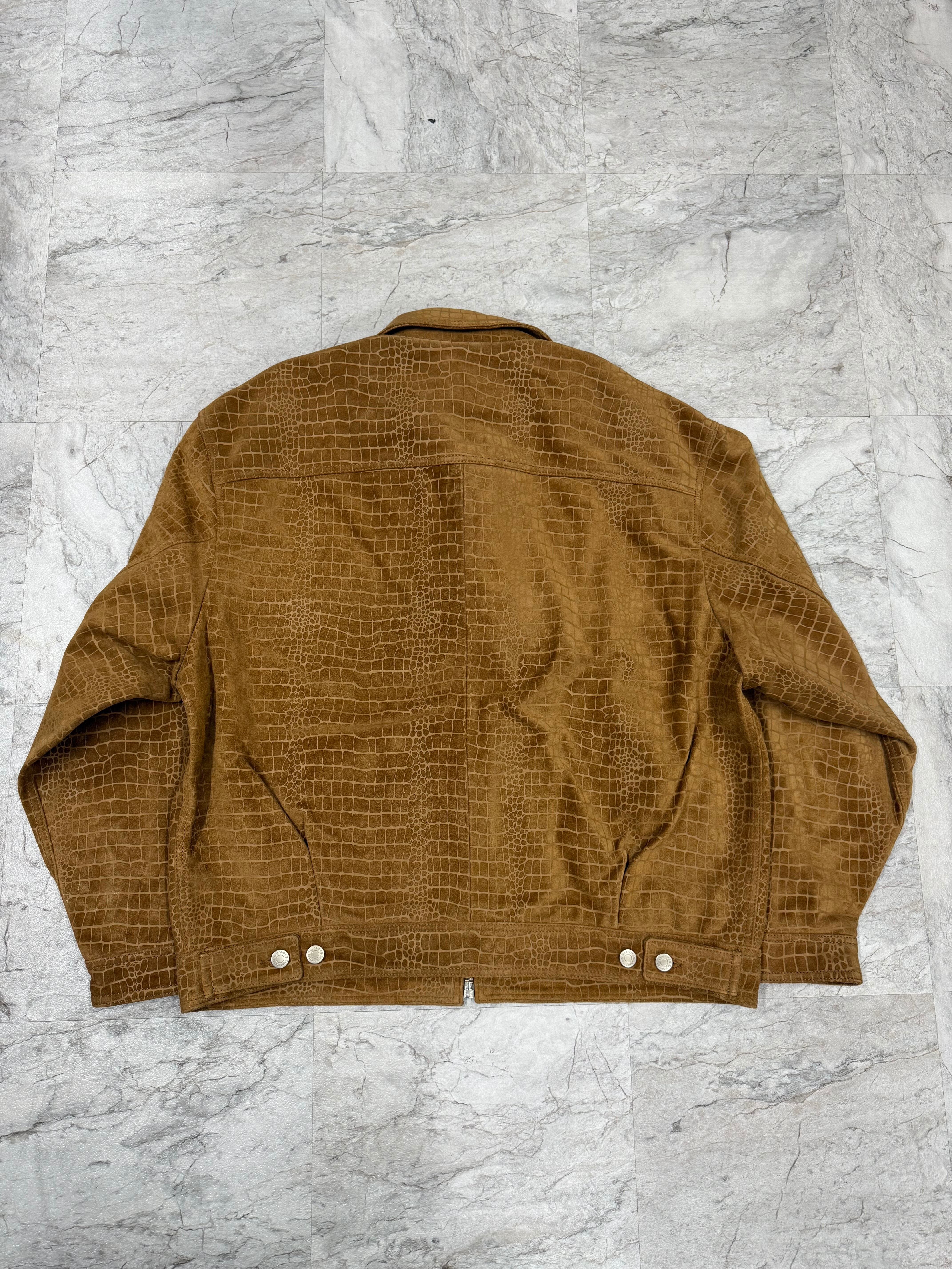 Supreme suede work jacket croc