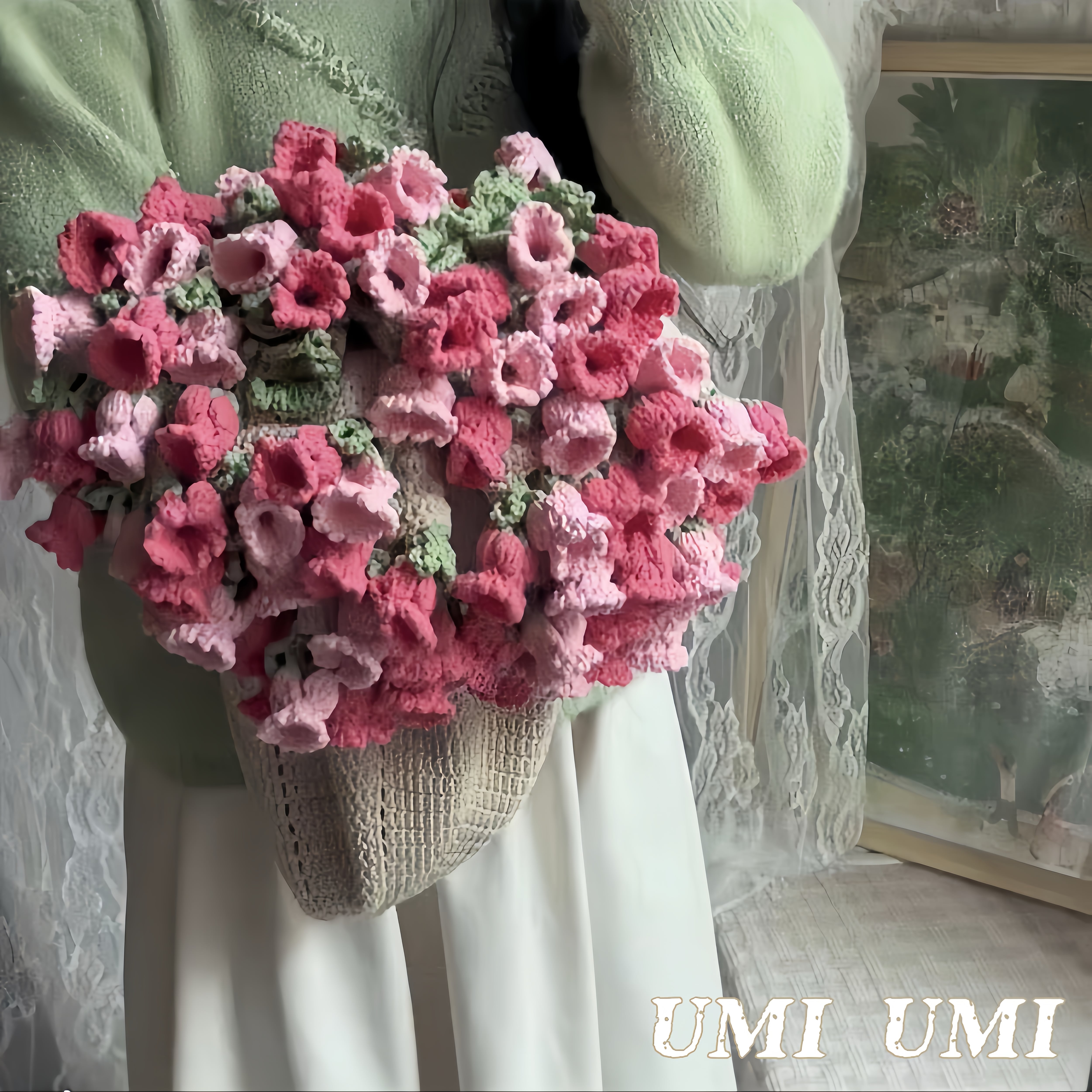 ブーケブランケット 花束ブランケット パンジー リボン か*ん様 ブーケブランケット 花束ブランケット パンジー リボン