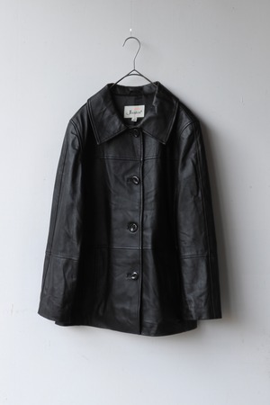 lambskin black leather jacket