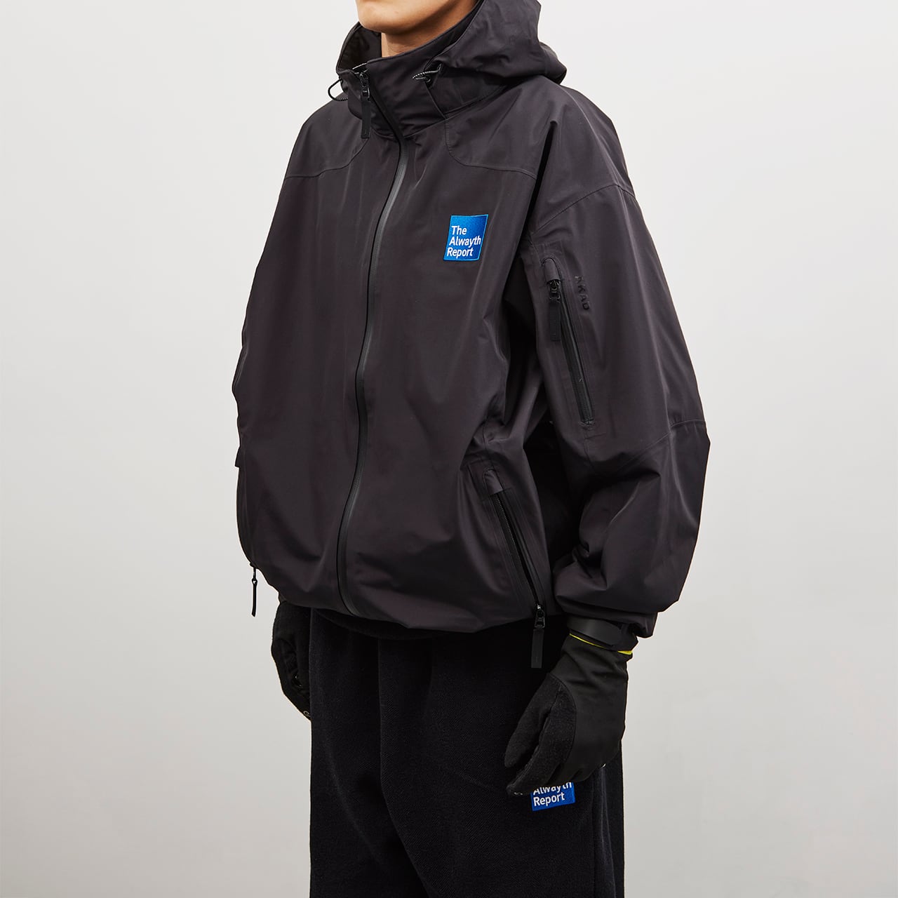 [AKAD038] Alwayth all weather proof shell jacket by AKAD - BLACK