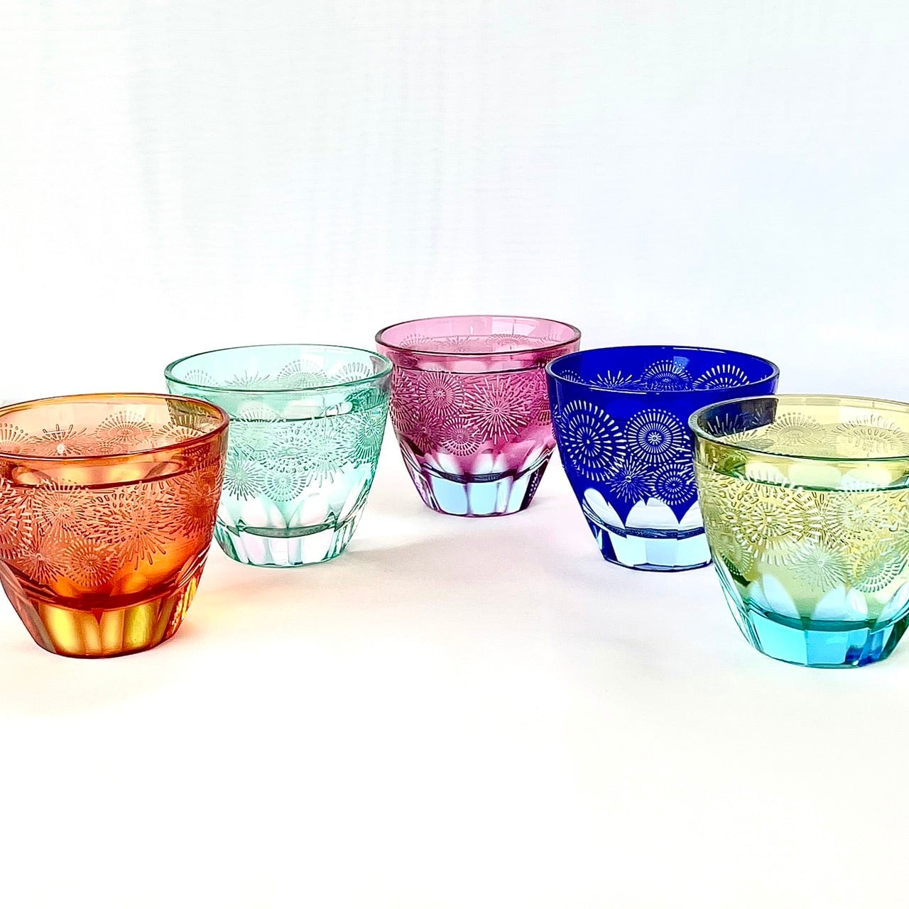 花火special edition5個セット | 椎名切子（GLASS-LAB) 江戸切子・砂