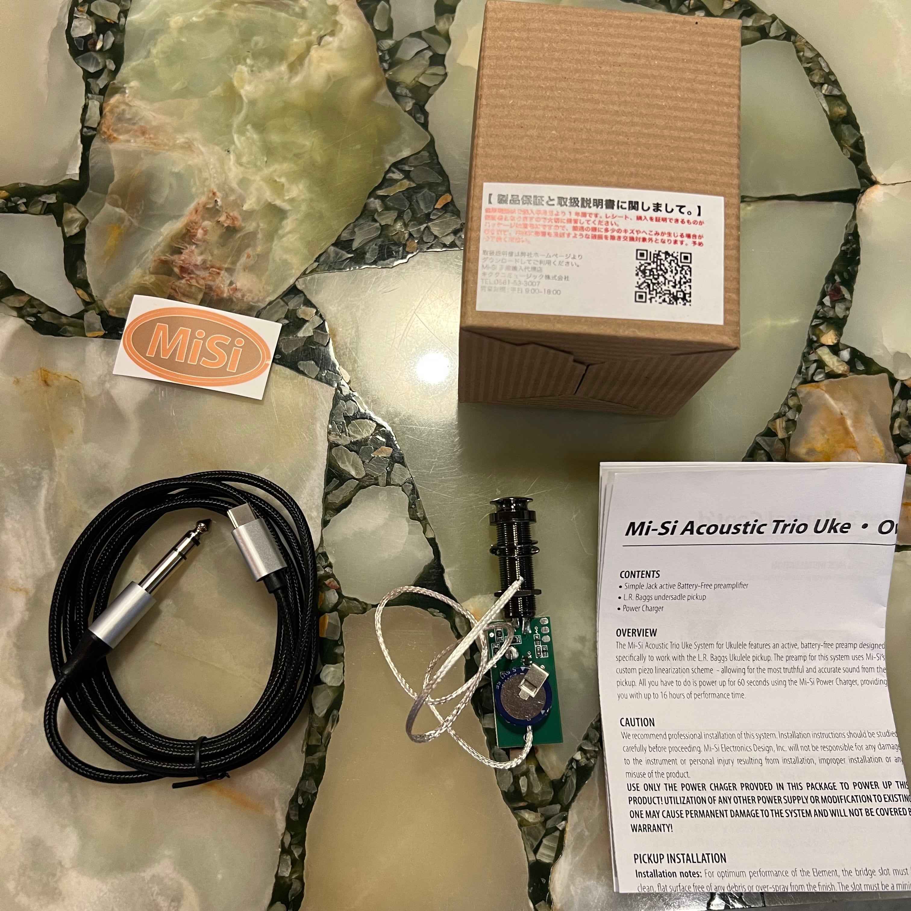 MiSi ウクレレ用充電式ピックアップ ACOUSTIC TRIO UKE | UKULELE DARUMA