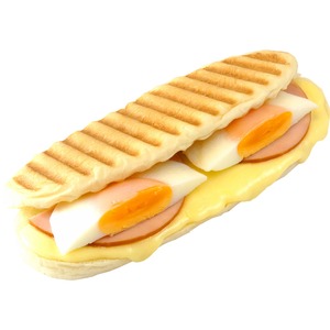 ハムエッグコッペニーニ コッペパン専門店 ハムエッグパニーニ リベイクでカリモチ食感 惣菜パン