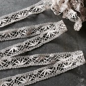 1900s France 蜻蛉と球とハンドメイドボビンレース 3.8X100c br77c