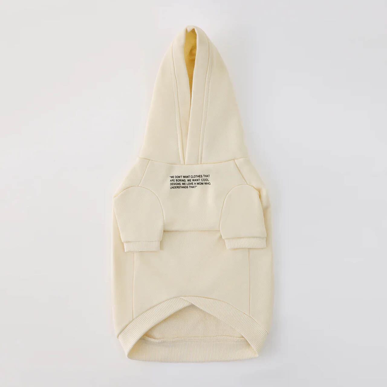 HOODIE WITH SLOGAN / OVER GLAM