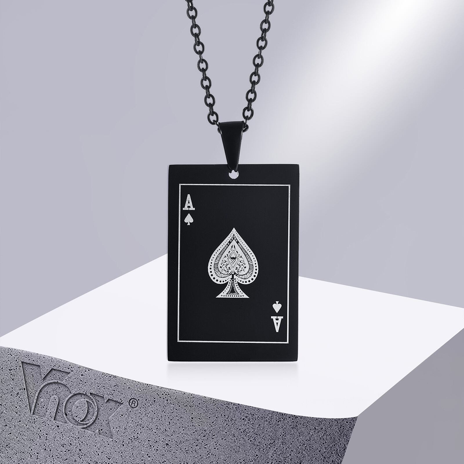 Spade Ace Pendant Necklace / スペード エース ペンダント ネックレス