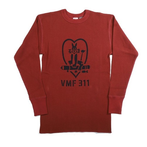 FREEWHEELERS(フリーホイーラーズ)～"TOMCATS"CREW NECKED THERMAL LONG SLEEVE SHIRT～