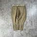 40-50s フレンチワーク 太畝コーデュロイ グレー パンツ W33