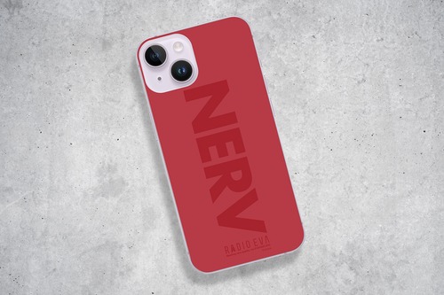 EVANGELION CLEAR MOBILE CASE＜NERV(RED)＞