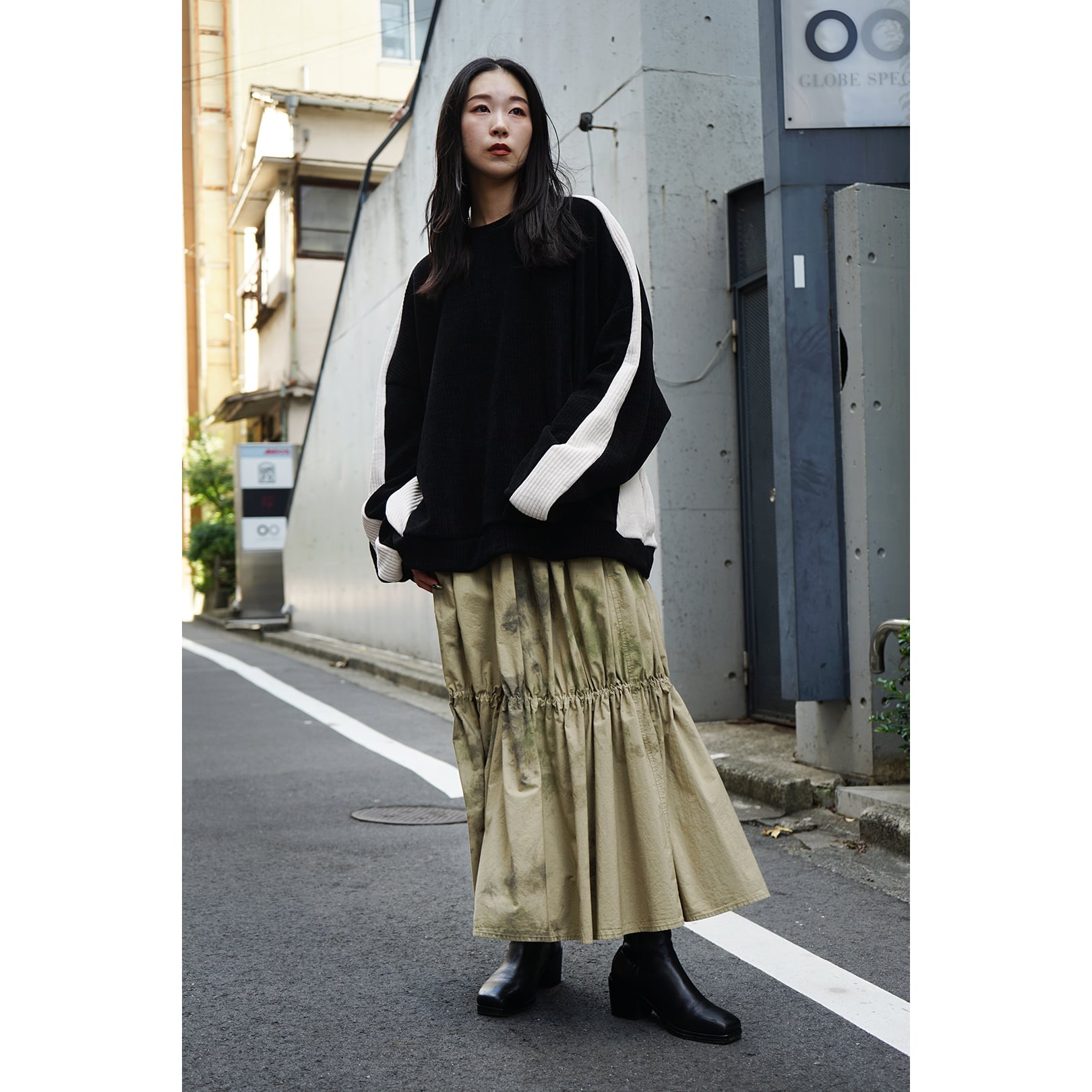 A.F ARTEFACT] (エーエフアーティファクト) ag-10091 Moduroy Knit Top