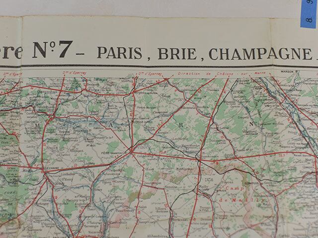 フランスの古い地図【Paris, Bric, Champagne】