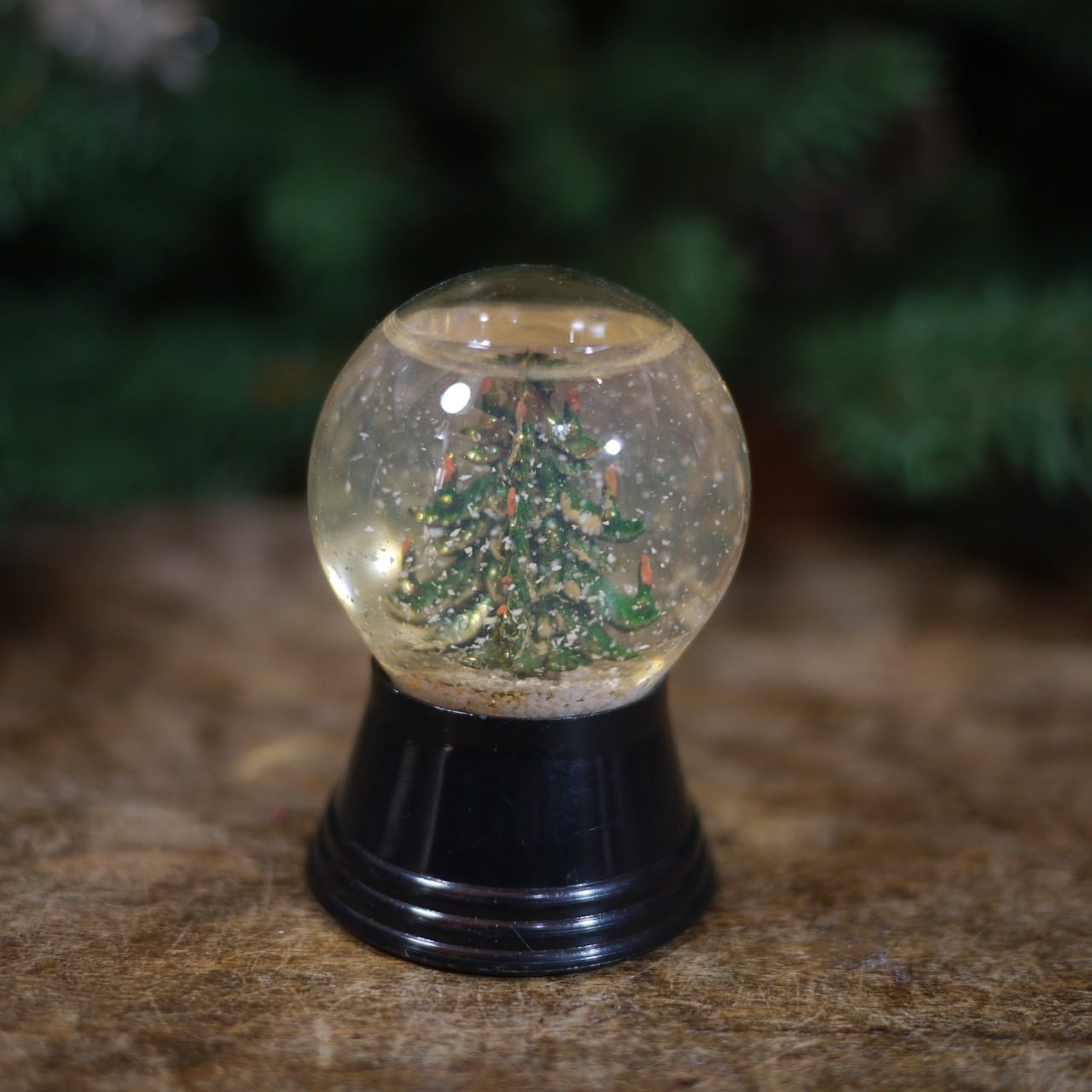 古いスノードーム クリスマスツリー PERZY オーストリア