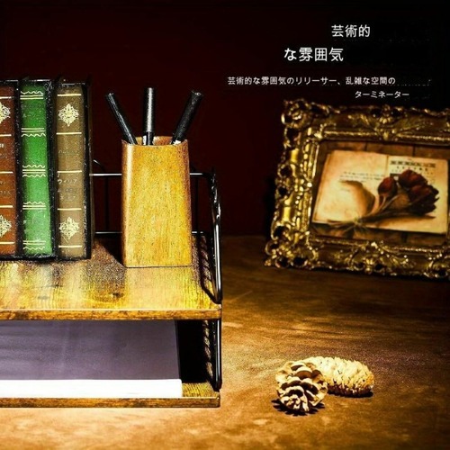 ビンテージデスク収納ラック トレイペーパーラック メタルドキュメントトレイ