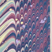 〈朝と夜のカクテル〉ピーコックくずし柄 × ドット模様〜洗えるきもの（シルジェリー）〜