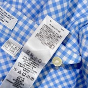 Brooks Brothers ブルックスブラザーズ REGENT ギンガムチェック NON-IRON BD ボタンダウン 長袖 シャツ M/ブルー メンズ