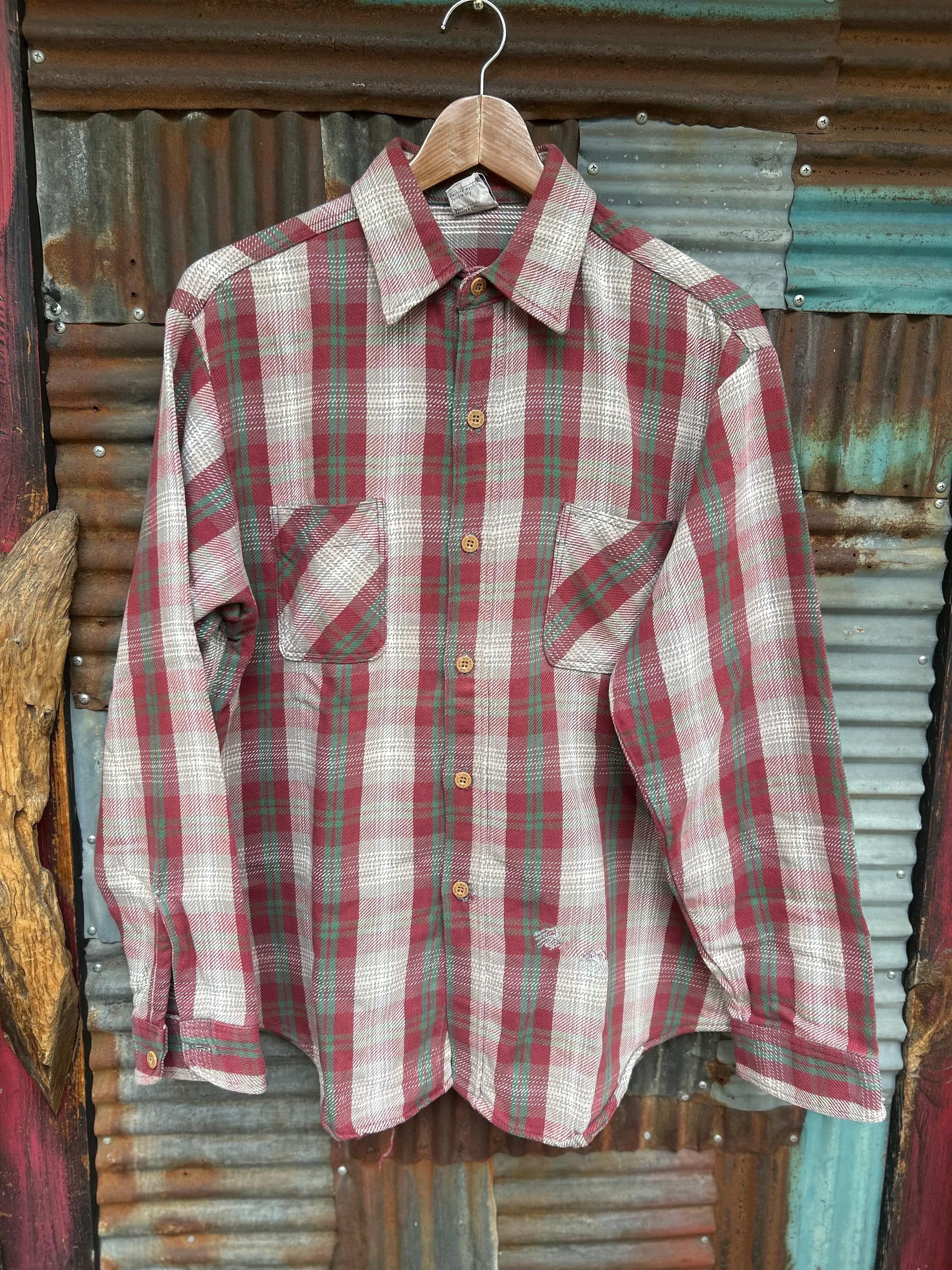 VINTAGE 70's BIGMAC FLANNEL SHIRT  (beady clothing)
