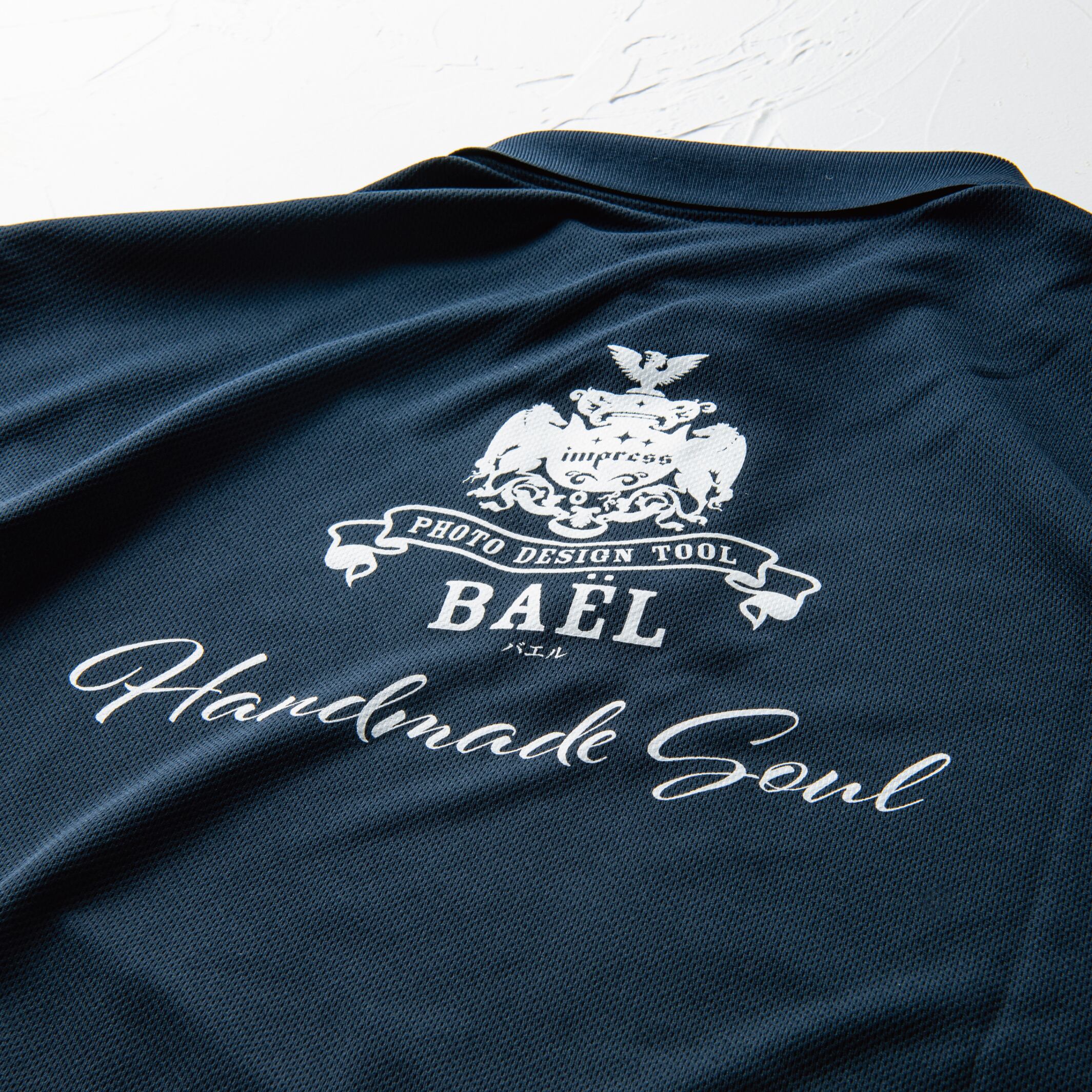 BAEL POLOSHIRT〈NAVY〉
