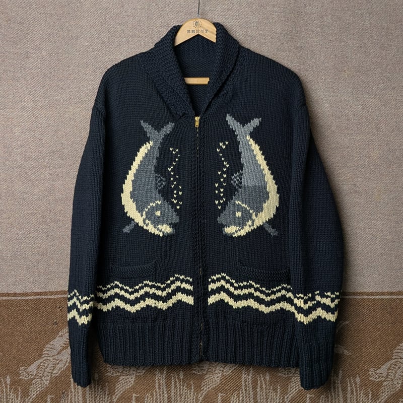 60s McGREGOR Powder Snow Mohair Cardigan （L） | Pay ID