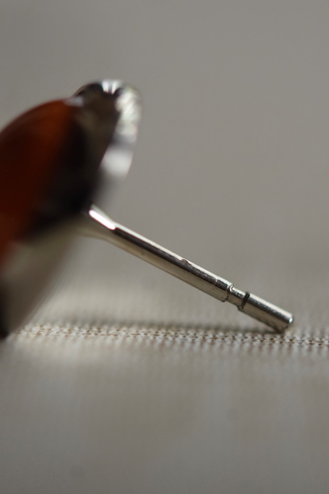 IORI/"HERMES" pierced earring/Eclipse round
