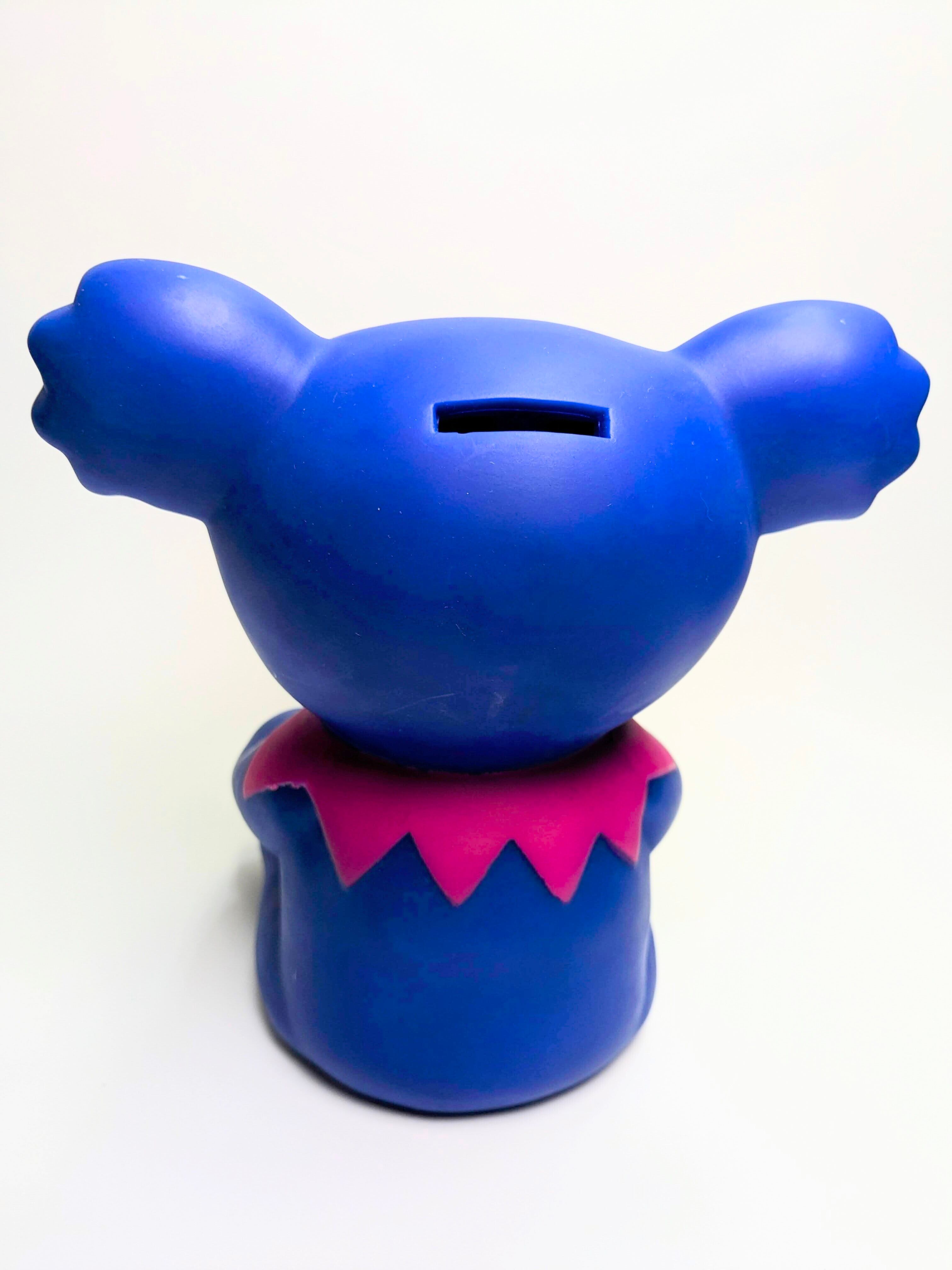【グレイトフル・デッド  ( Grateful Dead)ブルー】貯金箱 ベア コインバンク 〚アメリカン雑貨 アメトイ〛