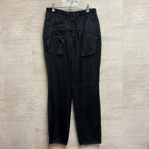 Nobuyuki Matsuiパンツ ノブユキマツイGendai着用sullen Nobuyuki Matsui ノブユキマツイ 22SS Lining Pants Black イージー