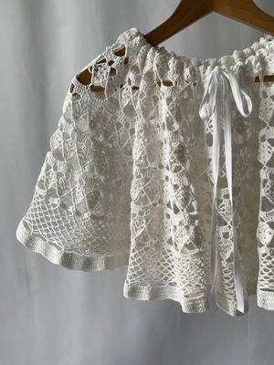 Remake vintage crochet lace collar
