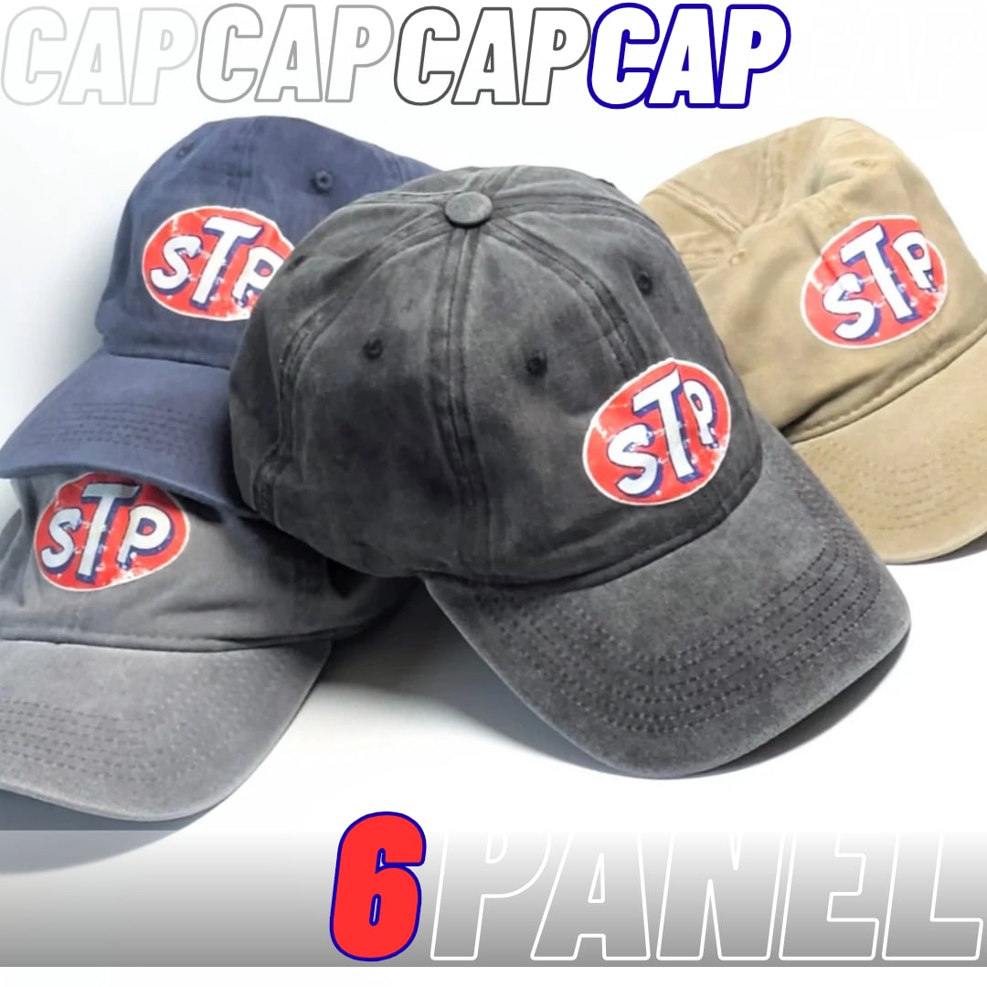 【 STP(エスティーピー) 】 6パネルCAP / ベースボールキャップ / ビンテージ加工 / ウォッシュ加工 / ピグメント加工 〚アメリカン雑貨 アメトイ〛