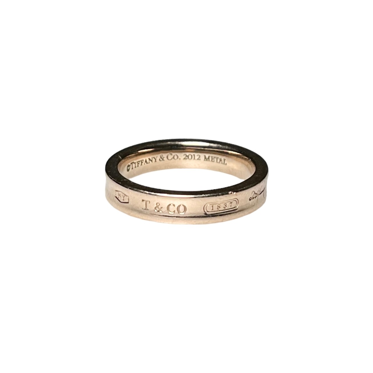 2012's TIFFANY rubedo metal ring "1837" (size11)