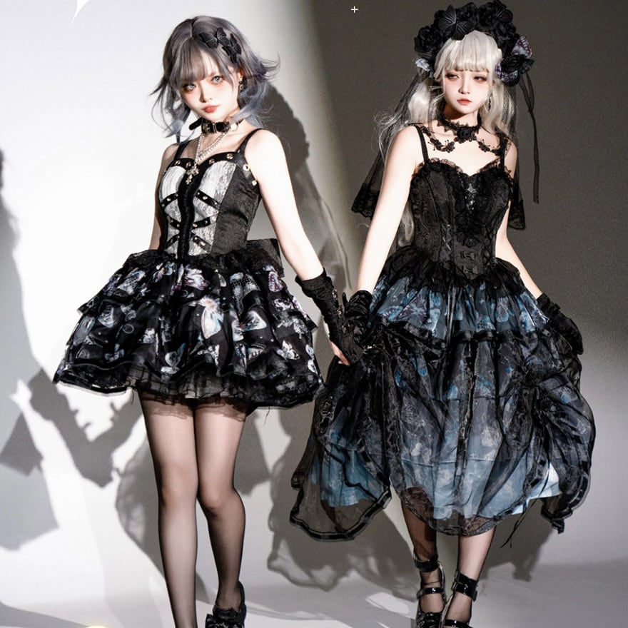 h.naoto Blood 闇かわいい　ボリューム　3枚重ね　ゴスロリ h.naoto Blood 闇かわいい ボリューム 3枚重ね ゴスロリ h.naoto Blood