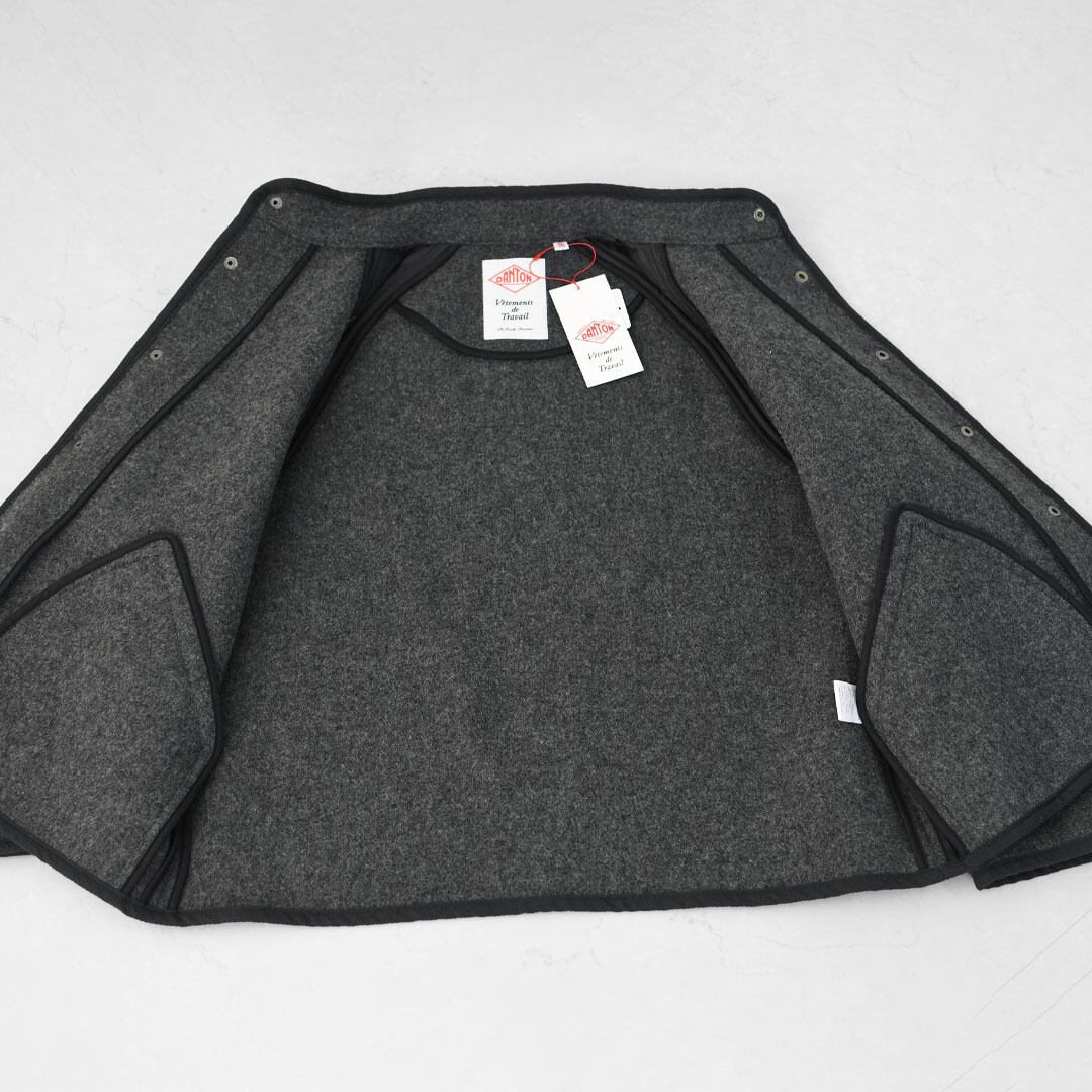 DANTON [ダントン] W WOOL LIGHT PILE STANDCOLLAR JACKET [DT