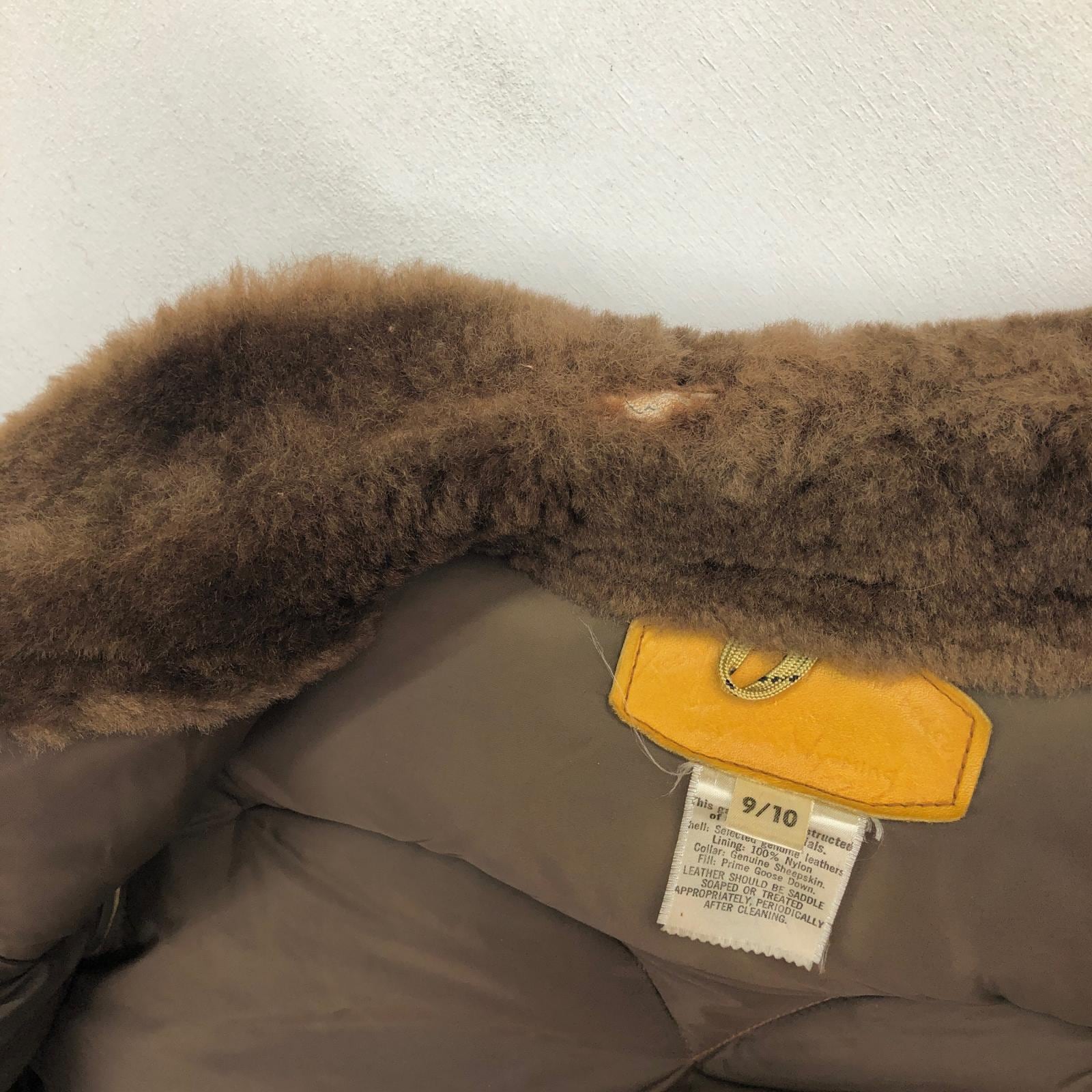 ROCKY MOUNTAIN ロッキーマウンテン 70年代 LDV LEATHER DOWN VEST
