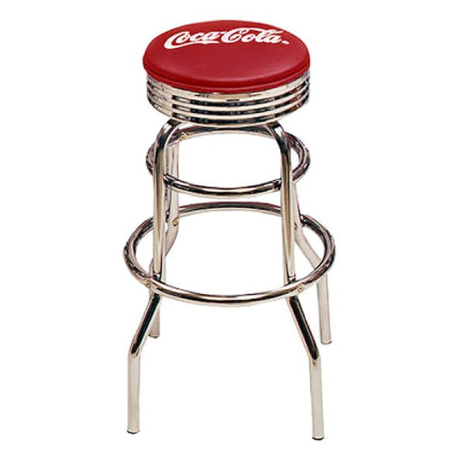 アメリカンな雰囲気が楽しめる人気のカウンターチェア  COCA-COLA BRAND コカコーラブランド ハイスツール 「Coke Hi-Stool」 PJ-205S インテリア 家具 アメリカ雑貨 アメリカン雑貨