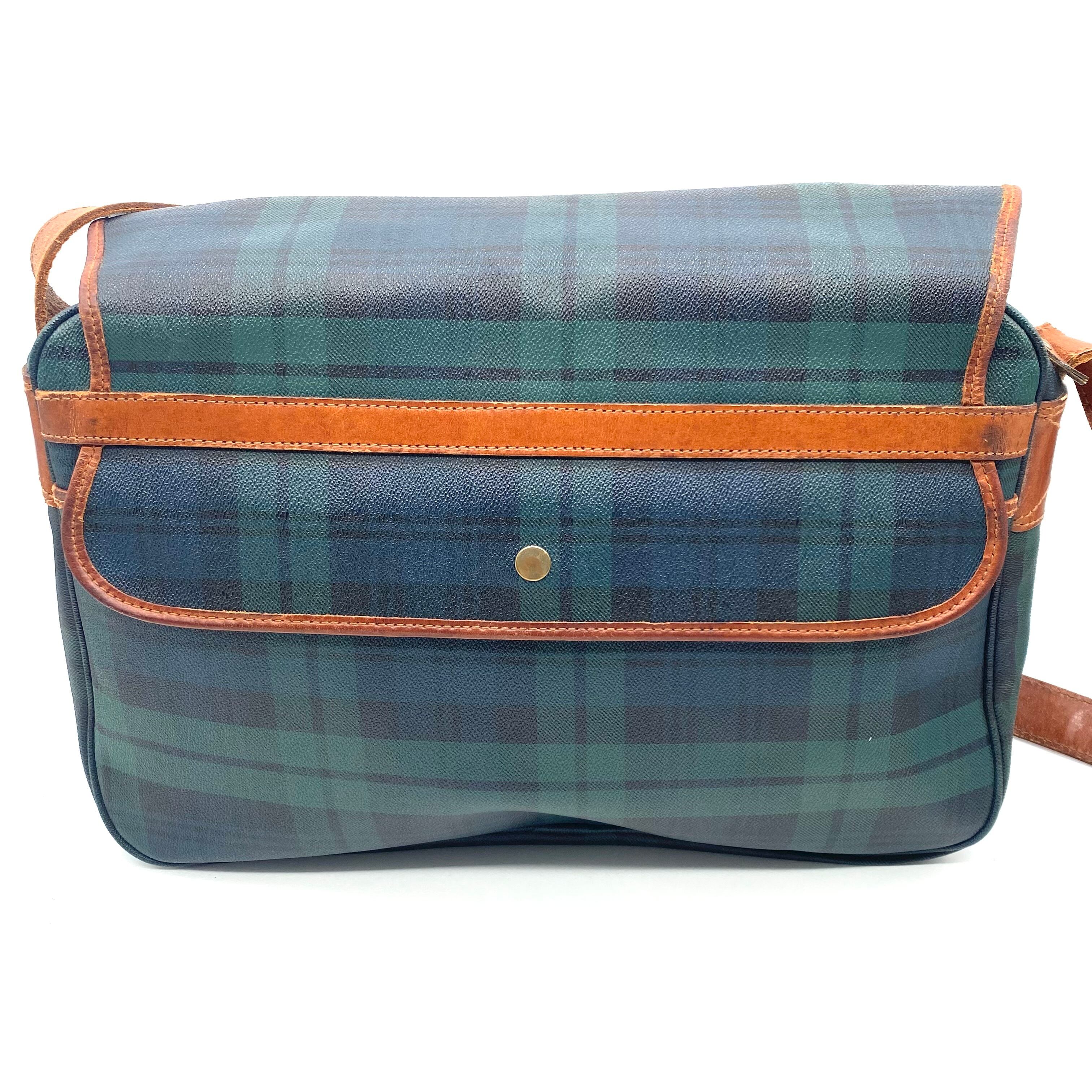 Vintage Polo Ralph Lauren Shoulder Bag Plaid Green / ポロ ラルフ 