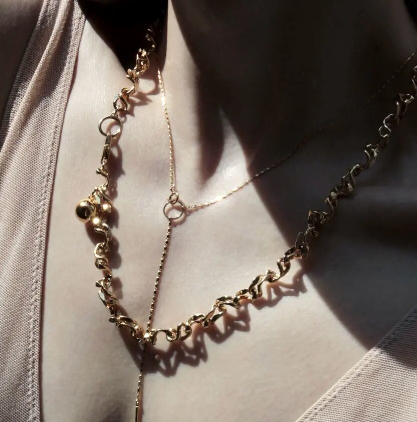 23AW】Soierie ソワリー / Figue necklace (2p) | TRENTオンライン