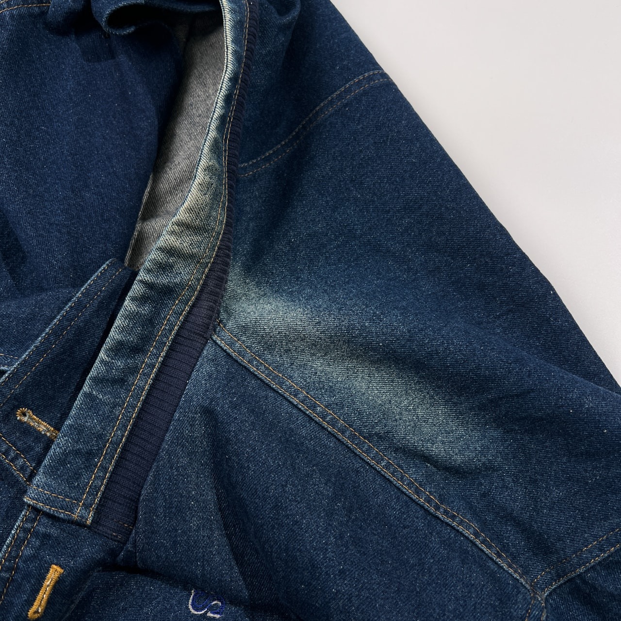 PIASPORTS ピアスポーツ 刺繍入り ダブル デニム ジャケット サイズ 5 /ライカ/日本製/インディゴ