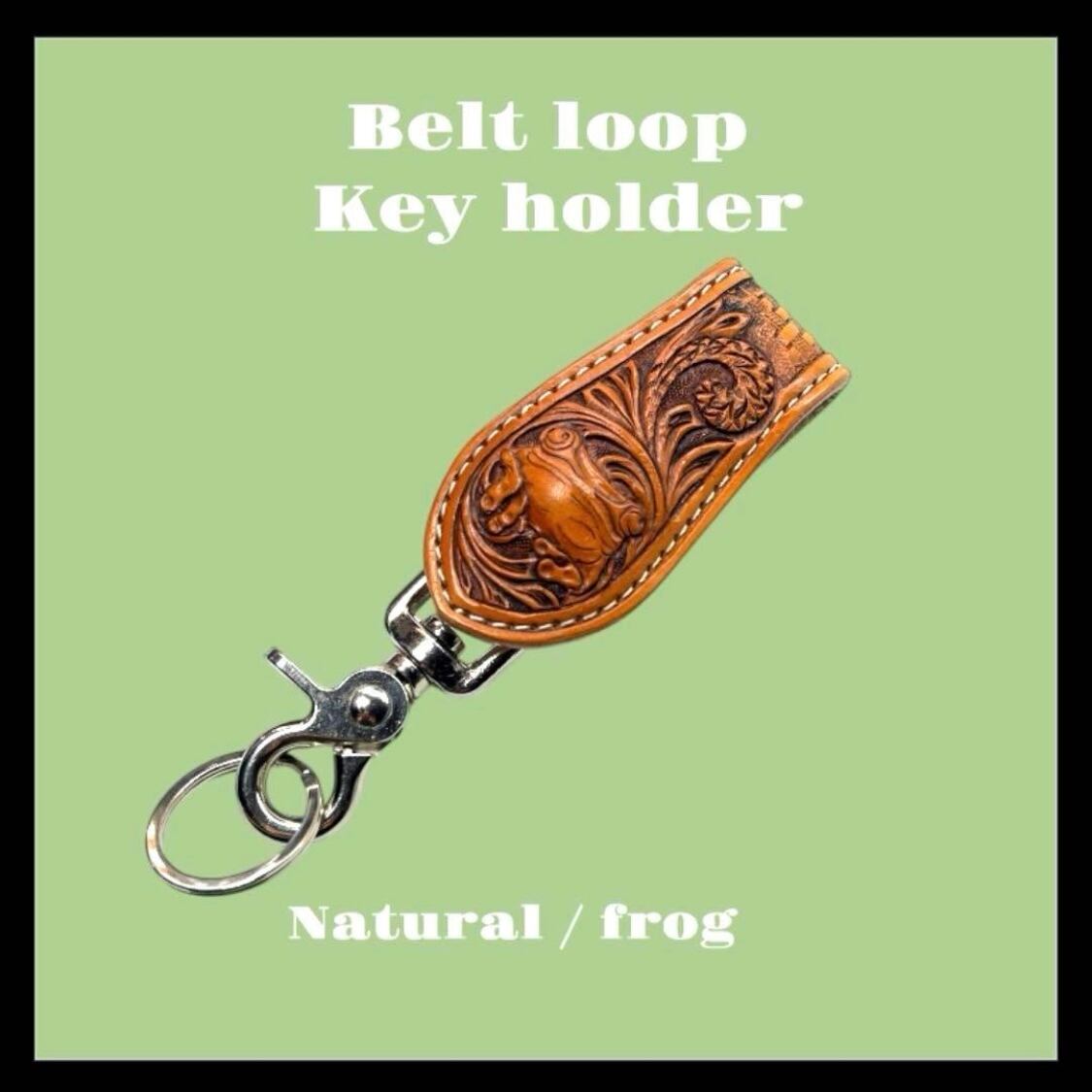 受注製作】カービング トラッカーウォレット Tiger and Rose オールド