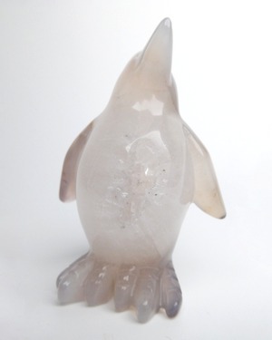 Druzy Agate ドゥルジーアゲート ⭓ ペンギン ⭔ CARVING