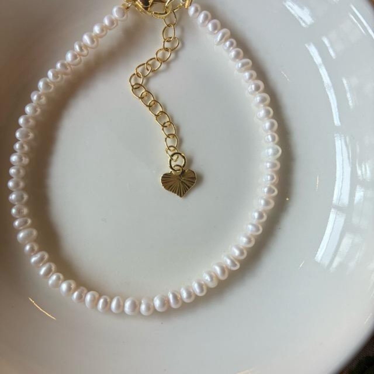 TOPANGA Jewelry Natural Pearl Bracelet, Formal, Pearl, Wedding, Funeral, Natural Stone, Power Stone　