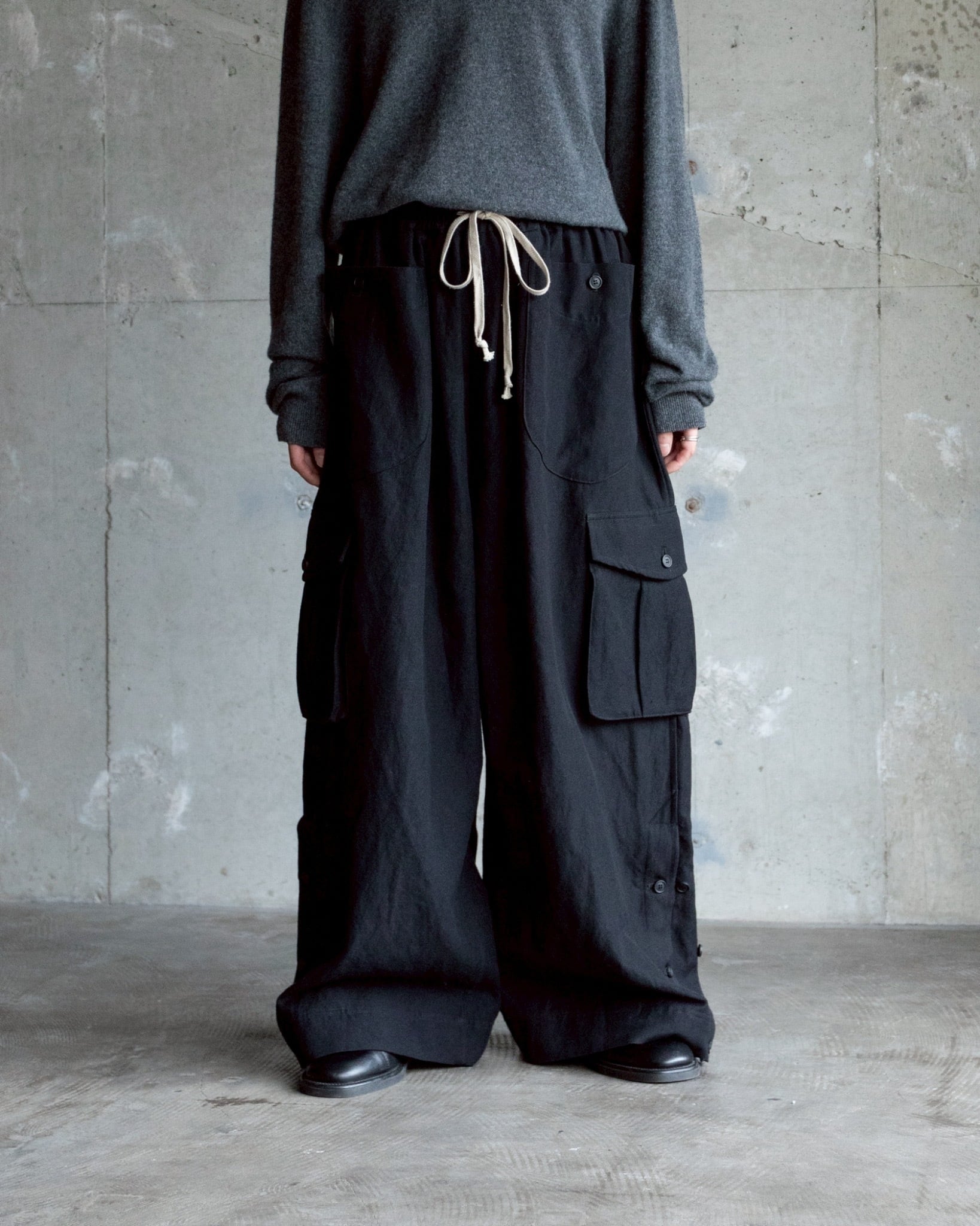 O-project 2025FW “WIDE EASY PANTS / BRUSHED SOFT WOOL CLOTH” COLOR