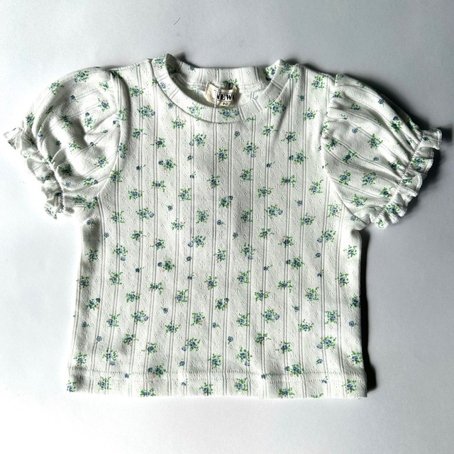 NeWo Flower P/S T-Shirt【90-120cm】White