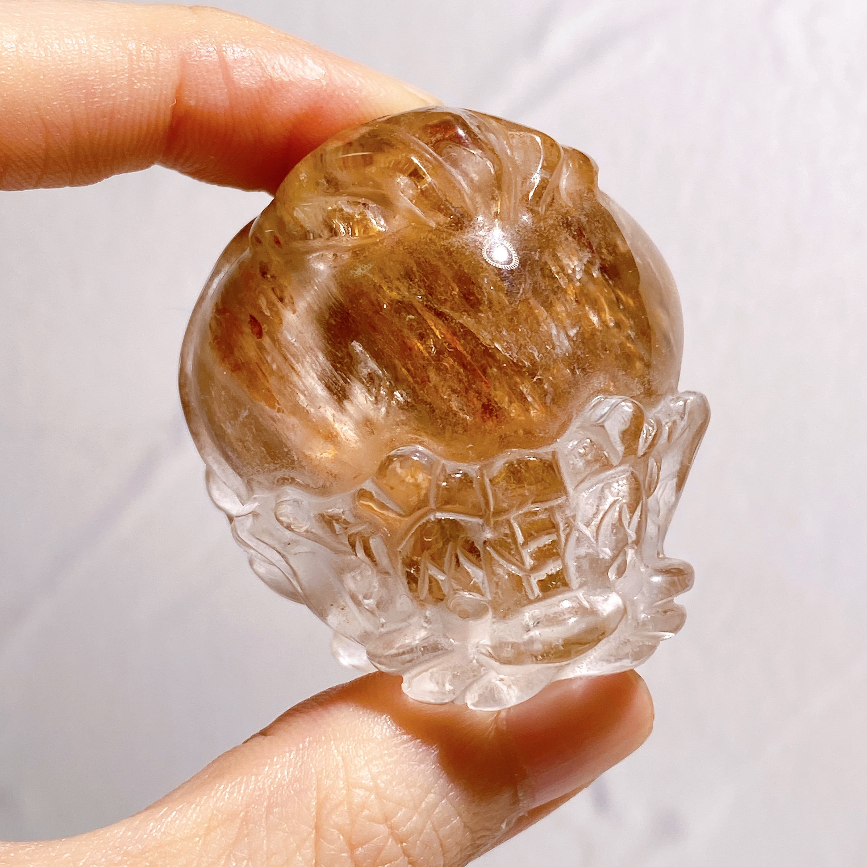 高品質 マダガスカル産ローズクォーツ 龍亀（ロングイ） 置物1.5kg 龍亀(ロングイ) | 9rinto