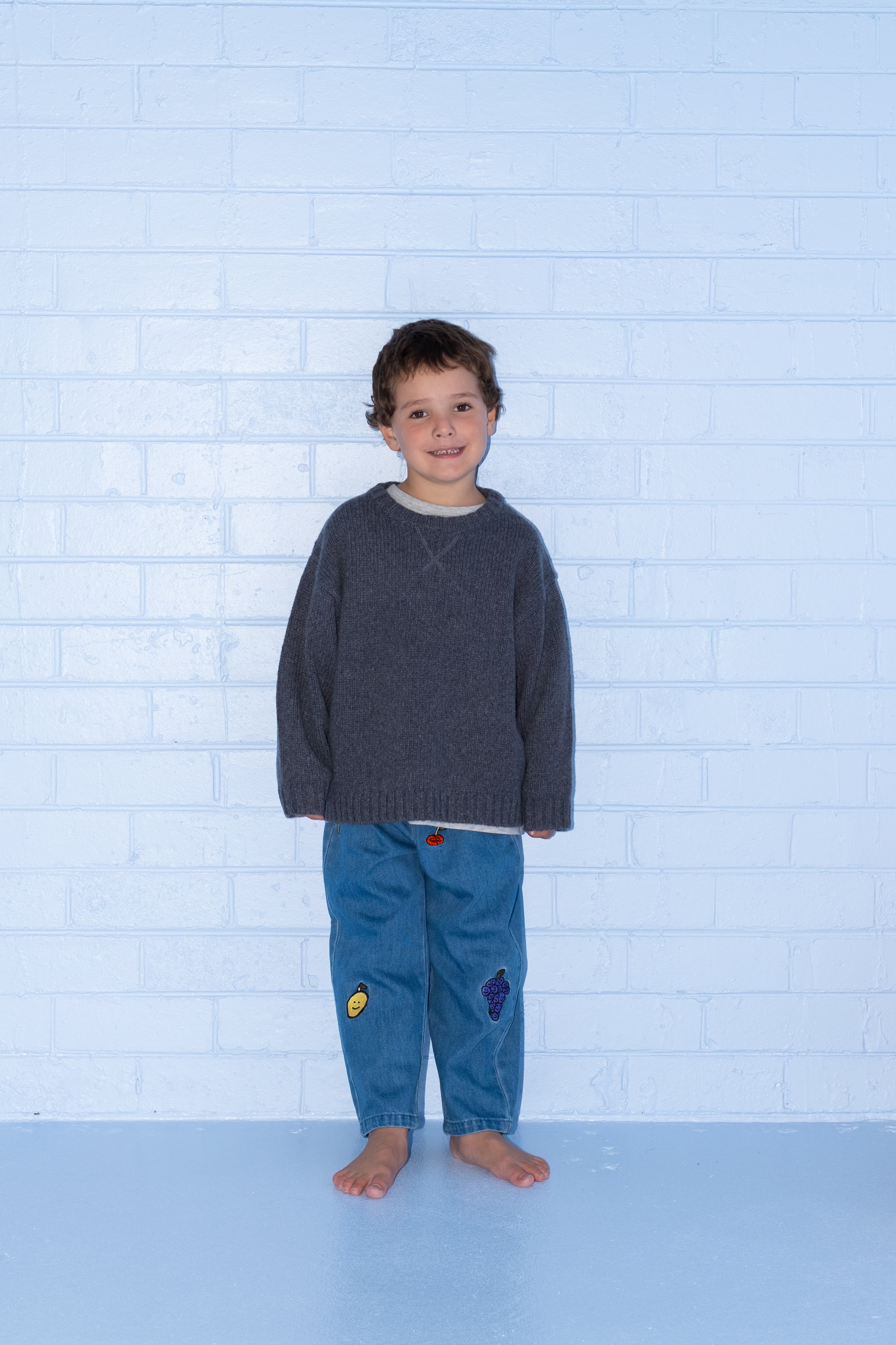 【即納/送料無料】Grown / ORGANIC FRUIT SALAD DENIM PANTS