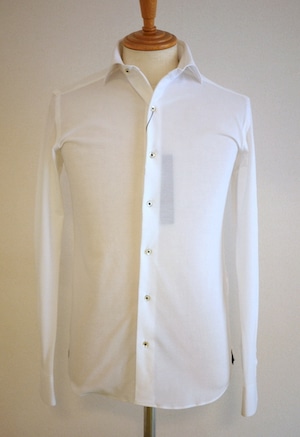 High-Gauge Kanoko Shirts　WHITE