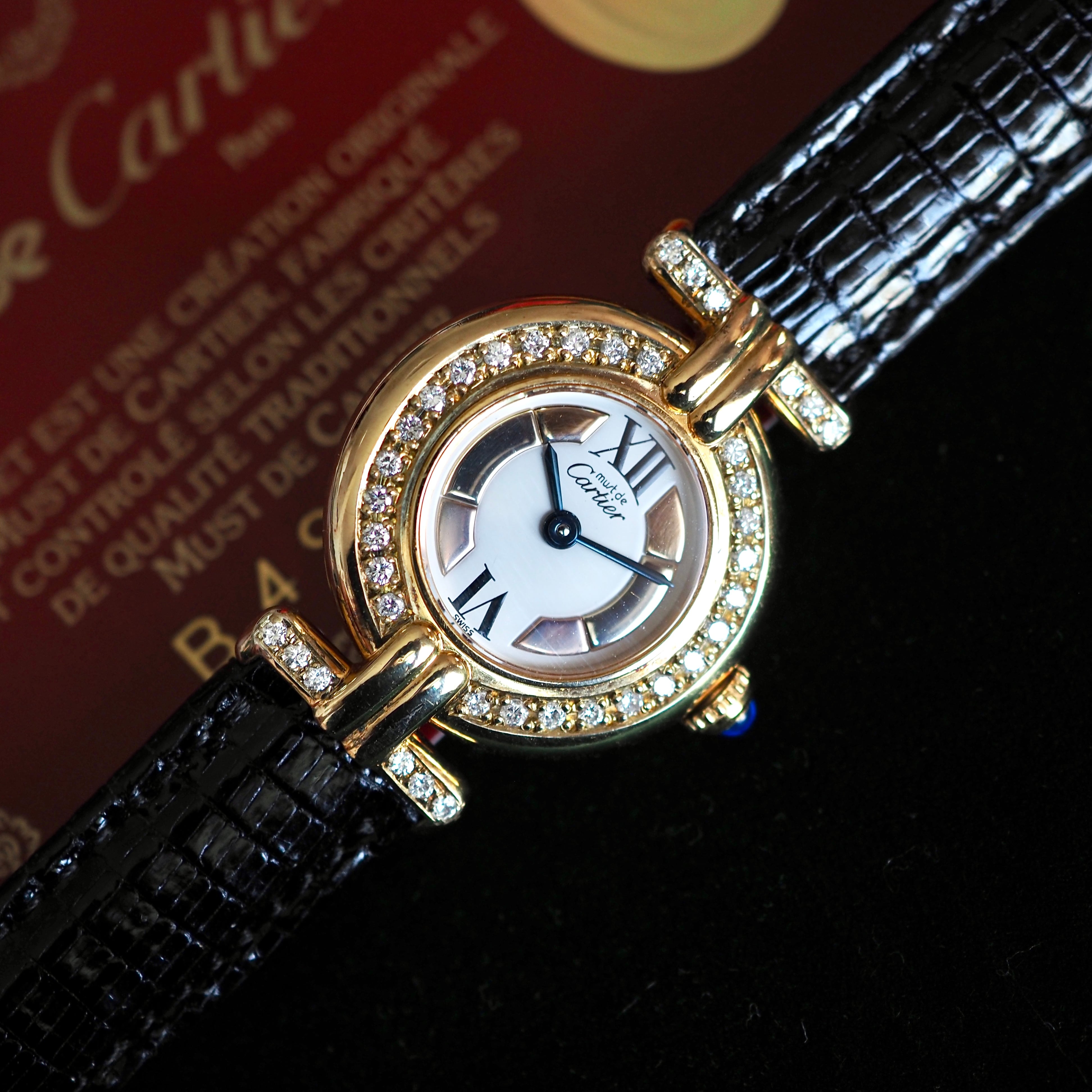 Cartier カルティエ マストコリゼ ダイヤベゼル スリーカラー