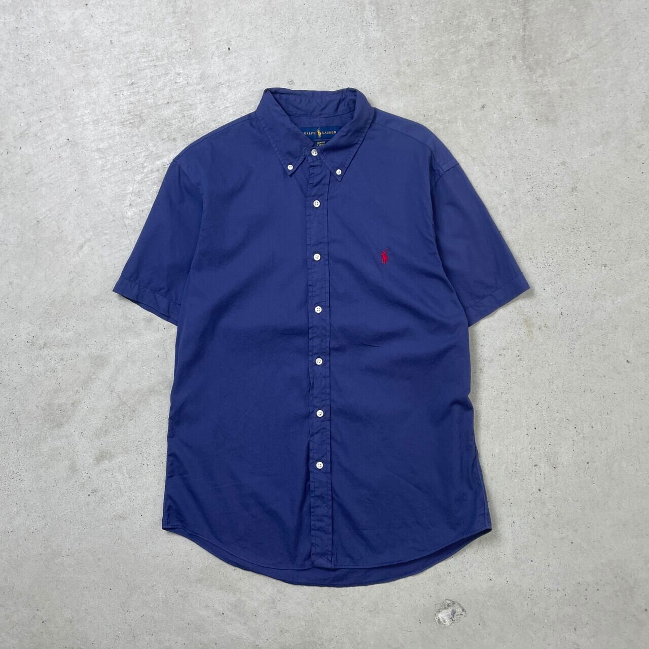 Ralph Lauren ラルフローレン SLIM FIT 半袖ボタンダウンシャツ メンズ