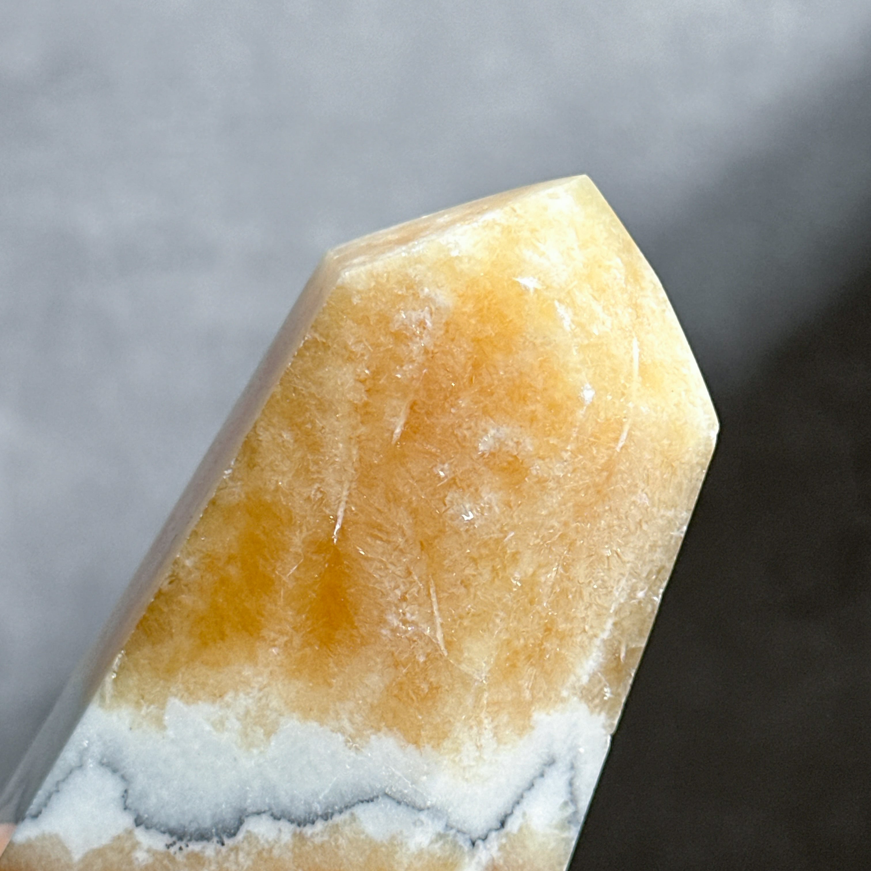 オレンジカルサイト タワー型52◇ Orange Calcite ◇天然石・鉱物