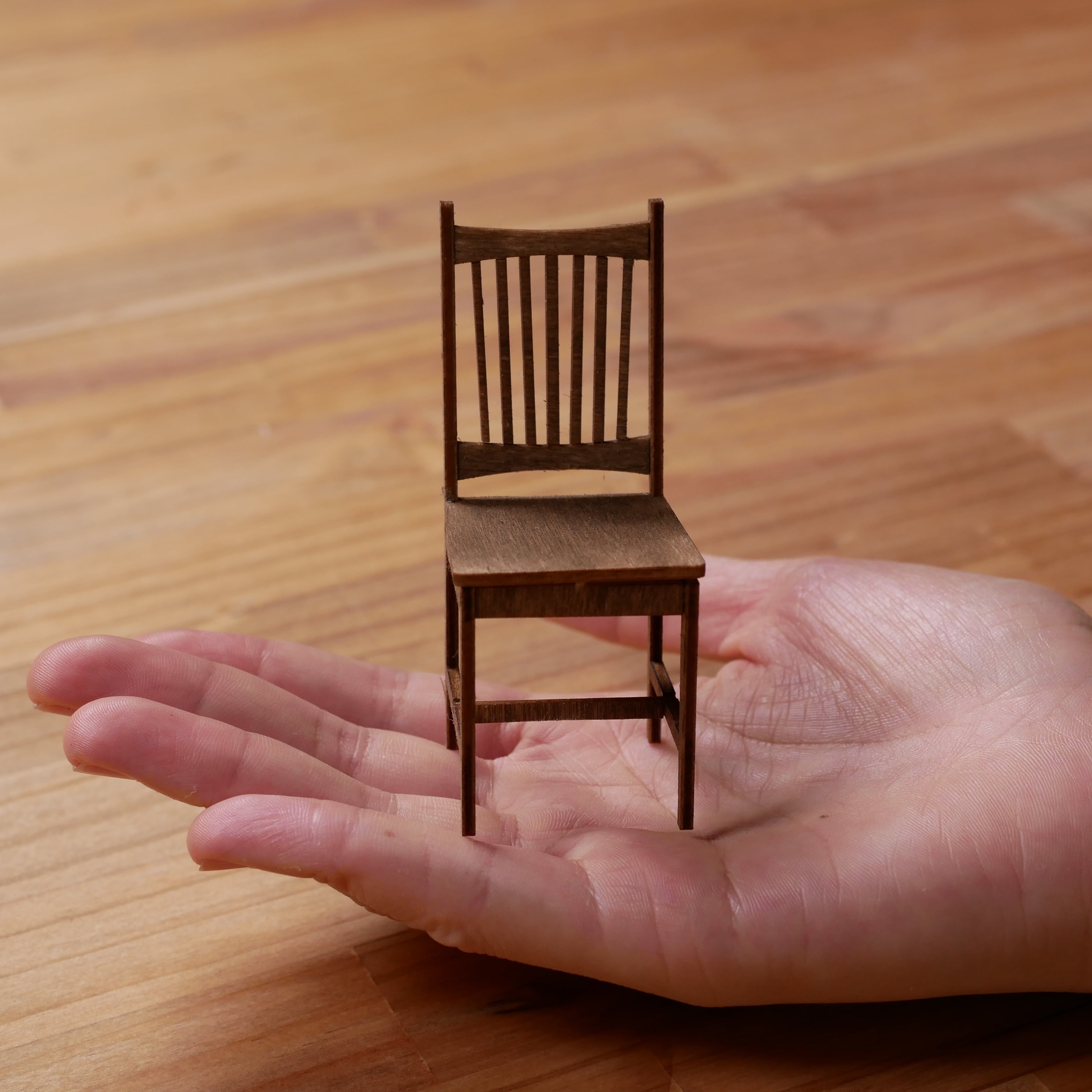 椅子 L032 ミニチュア ドールハウス 手作りキット miniature dollhouse kit